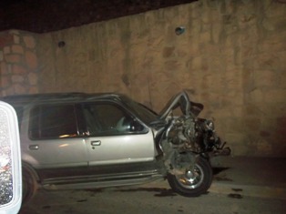 Aparatoso accidente