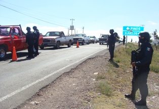 FUERZAS DE SEGURIDAD REALIZAN DESPLIEGUE OPERATIVO EN PINOS