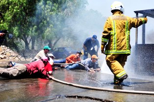 HARÁ PROTECCIÓN CIVIL SIMULACRO DE INCENDIO EN LA PRESIDENCIA MUNICIPAL