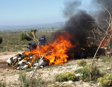 PGR INCINERÓ DROGA ASEGURADA EN ZACATECAS