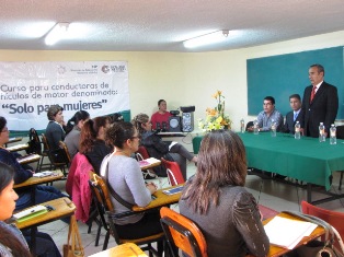 INICIA CURSO DE EDUCACIÓN VIAL “SÓLO PARA MUJERES”