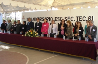 CONMEMORA MUNICIPIO XV ANIVERSARIO DE SECUNDARIA TÉCNICA DE ZÓQUITE