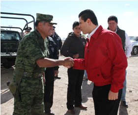 SUPERVISA MAR OBRAS DE CONSTRUCCIÓN DE CUARTEL MILITAR