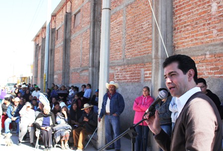 ENTREGA RFM OBRAS DE CARÁCTER BÁSICO SOCIAL A HABITANTES DE  SAN JERÓNIMO Y LA ZACATECANA