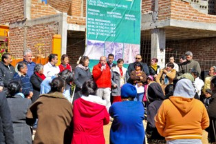 ENTREGA ALCALDE AMPLIACIÓN DE RED DE AGUA POTABLE EN COLONIA EL JARALILLO