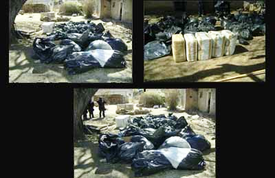 CERCA DE MEDIA TONELADA DE MARIHUANA FUE ASEGURADA POR ELEMENTOS DE LA POLICÍA FEDERAL EN VALPARAÍSO, ZACATECAS