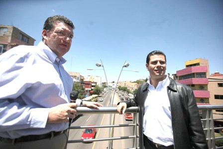 SUPERVISA EL GOBERNADOR MODERNIZACIÓN DE ALUMBRADO DEL EJE VIAL METROPOLITANO