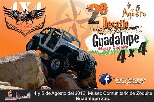 ANUNCIA MUNICIPIO CARRERA 4X4 GUADALUPE MUSEO ECO TURÍSTICO ZÓQUITE