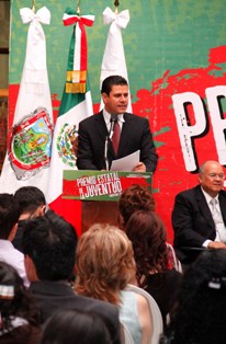 ENTREGA MAR PREMIO ESTATAL DE LA JUVENTUD 2012