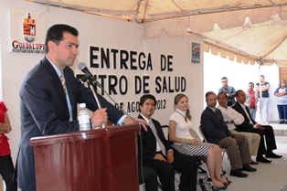 ENTREGA ALCALDE CENTRO DE SALUD DE COMUNIDAD DE SAN JERÓNIMO