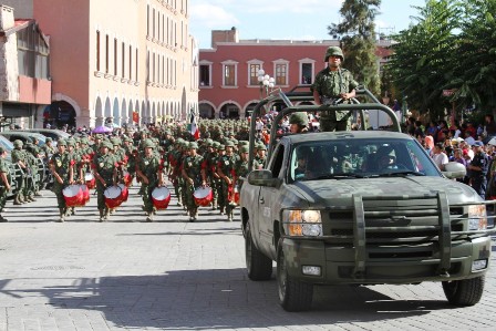 AGRADECE ALCALDE DE FRESNILLO A SECRETARIO DE LA SEDENA Y AL GOBERNADOR POR LA INSTALACIÓN DEL BATALLÓN MILITAR
