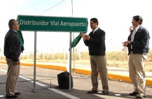 INAUGURAN FCH Y MAR DISTRIBUIDOR VIAL AEROPUERTO