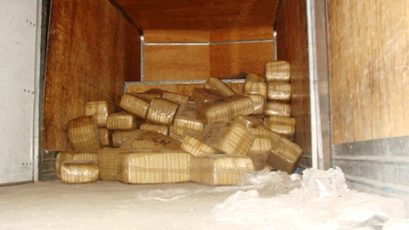 ASEGURAN ESTATALES, MILITARES Y FEDERALES MÁS DE 1.3 TONELADAS DE MARIGUANA EN LORETO