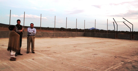 SUPERVISA MUNICIPIO AVANCE EN OBRA DE INFRAESTRUCTURA DEPORTIVA