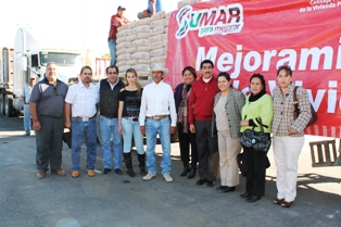 ENTREGA DE MATERIAL DE COPROVI