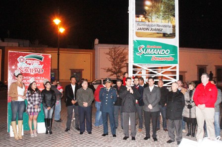 INAUGURA MAR ILUMINACIÓN NAVIDEÑA EN JARDINES EMBLEMÁTICOS DE GUADALUPE Y ZACATECAS
