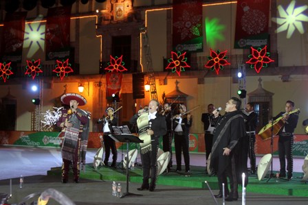 PRESENCIA MAR CONCIERTO DE LOS TRES TENORES EN PISTA DE HIELO