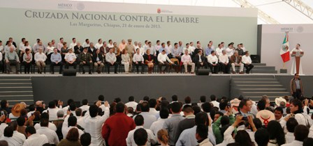 ACUDE MAR AL ARRANQUE DE LA CRUZADA NACIONAL CONTRA EL HAMBRE