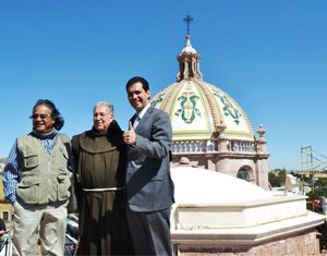 ENTREGA RAFAEL FLORES OBRAS DE REGENERACIÓN EN CÚPULA DEL SANTUARIO DE GUADALUPE Y CAPILLA DE NAPOLES