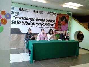 REALIZAN CURSO DE CAPACITACIÓN SOBRE FUNCIONAMIENTO BÁSICO DE BIBLIOTECAS PÚBLICAS