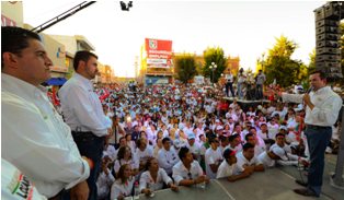 Cierra campaña Benjamín Medrano, Pepe Haro, Javier Torres; encabezan encuestas