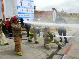 REALIZAN PRIMER ENCUENTRO DE BRIGADAS DE BOMBEROS DEL ESTADO