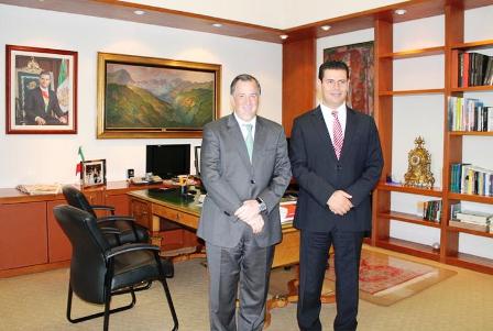 SE REÚNE MAR CON EL SECRETARIO DE RELACIONES EXTERIORES