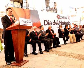 ENCABEZA MAR FESTEJO DEL DÍA DEL NOTARIO