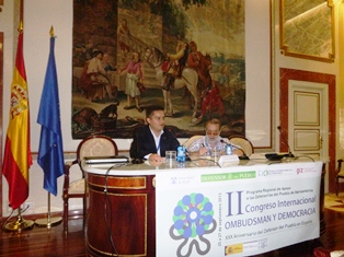 Participa Ombudsman Zacatecano en el Congreso Internacional “Ombudsman y Democracia”, Madrid, España