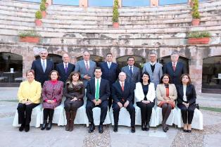 SE REÚNE GOBERNADOR CON INTEGRANTES DEL PODER JUDICIAL