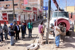 Supervisa Municipio avance de obra en Avenida García Salinas