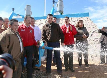 INICIA OPERACIONES EL SISTEMA DE AGUA POTABLE CENTENARIO
