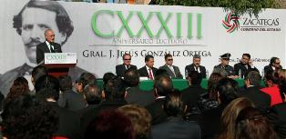 CONMEMORAN EL CXXXIII ANIVERSARIO LUCTUOSO DEL GENERAL J. JESÚS GONZÁLEZ ORTEGA