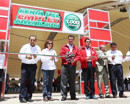 INAUGURA MAR PRIMERA FERIA DEL EMPLEO PARA LA JUVENTUD ZACATECAS 2014