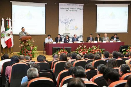 NAUGURA MAR SIMPOSIUM ENERGÍA Y LOS RETOS DEL AGUA EN ZACATECAS