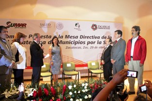 TOMA PROTESTA RED ZACATECANA DE MUNICIPIOS POR LA SALUD; BMQ COORDINADOR REGIONAL