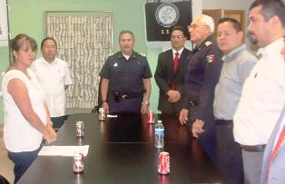 TOMA PROTESTA SECRETARIO DE SEGURIDAD A NUEVO DIRECTOR DE PREVENCIÓN Y REINSERCIÓN SOCIAL
