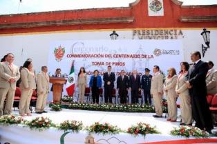 ENCABEZA MAR CONMEMORACIÓN DEL CENTENARIO DE LA TOMA DE PINOS