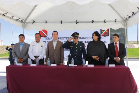 ASISTE BMQ A LA CEREMONIA DE PROTESTA DE BANDERA DEL SERVICIO MILITAR NACIONAL CLASE 95