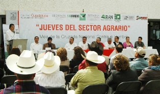 SE REALIZA “JUEVES DEL SECTOR AGRARIO” EN GUADALUPE