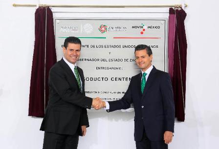INAUGURAN EPN Y MAR CONSTRUCCIÓN DEL GASODUCTO CENTENARIO
