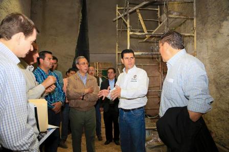 SUPERVISA MAR RESTAURACIÓN DE PALACIO DE GOBIERNO