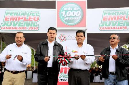 INAUGURA MAR FERIA DEL EMPLEO PARA JÓVENES EN GUADALUPE