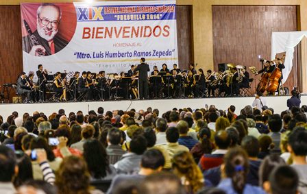 INAUGURA BMQ ACTIVIDADES DEL XIX FESTIVAL NACIONAL DE BANDAS SINFÓNICAS FRESNILLO 2014