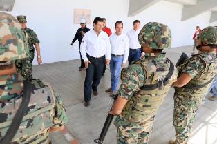 VISITA GOBERNADOR BASE DE OPERACIONES DE LA MARINA EN FRESNILLO