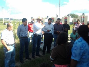 ENTREGAN VIVIENDAS EN LA ERMITA DE GUADALUPE‏