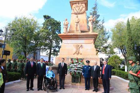 HONRA GOBERNADOR A NIÑOS HÉROES DE CHAPULTEPEC