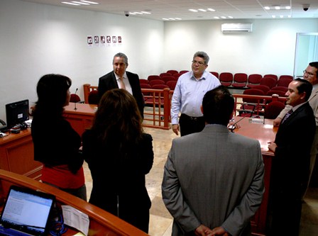 VISITA MAGISTRADO DEL STJEM JUZGADO DE GARANTÍA Y TRIBUNAL DE JUICIO ORAL DE ZACATECAS