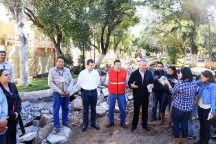 AVANZAN TRABAJOS DE REGENERACIÓN DE LA ALAMEDA