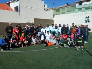 CLAUSURAN TALLERES EN CENTRO SUMAR E INAUGURAN CANCHA DE FUTBOL
